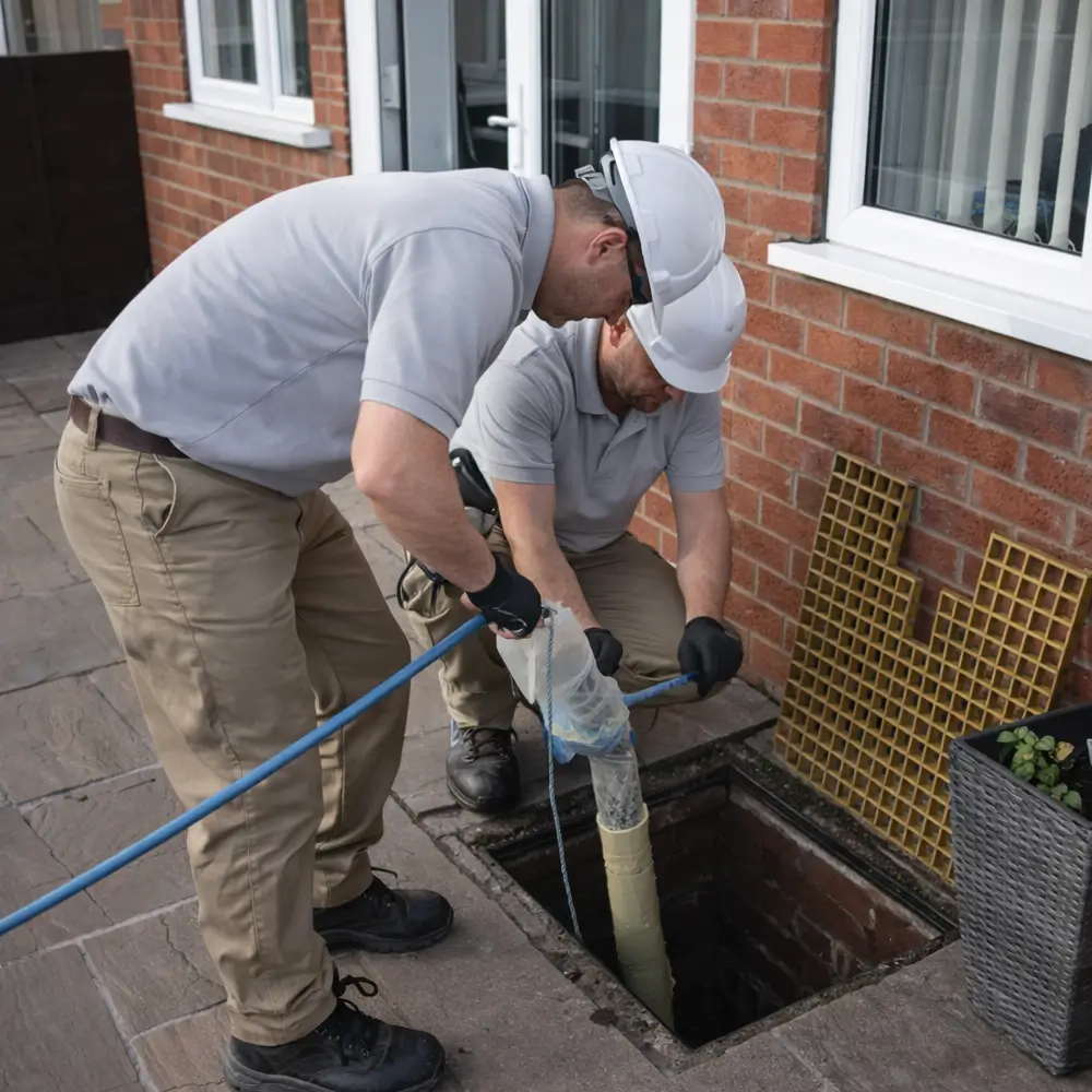Blocked drain repair service in Teddington